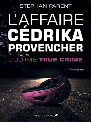 cover image of L'affaire Cédrika Provencher
